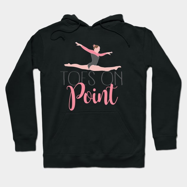 Toes On Point Hoodie by FlexiblePeople